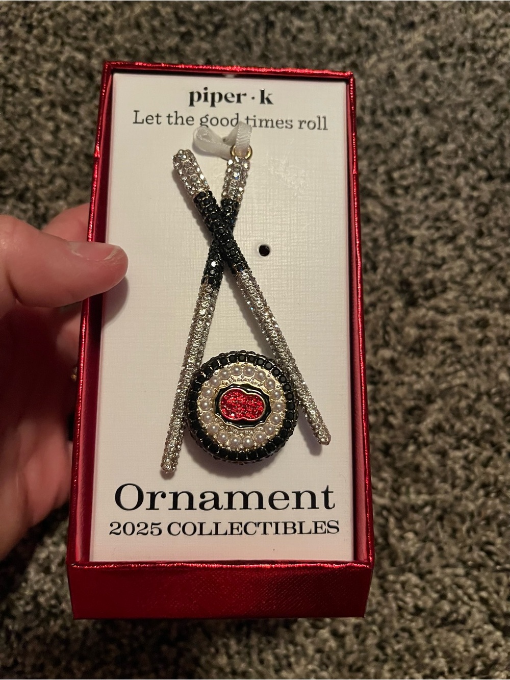 Piper K sushi ornament